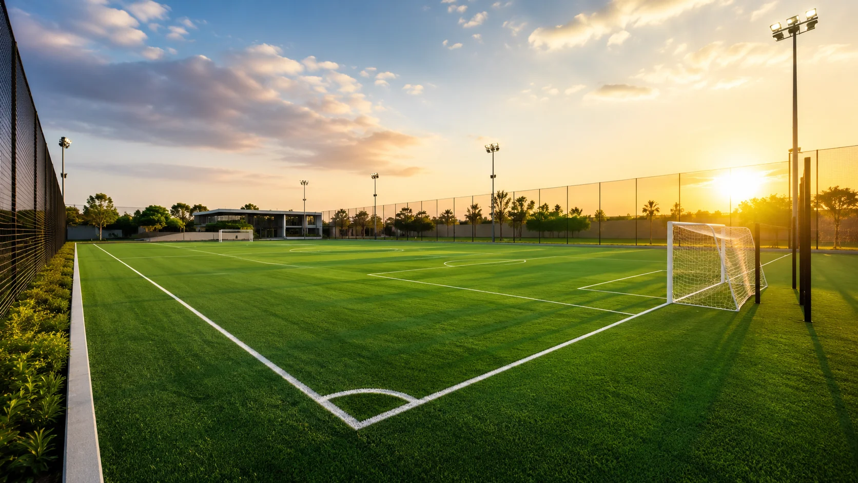 تصميم وصيانة ملاعب كرة القدم