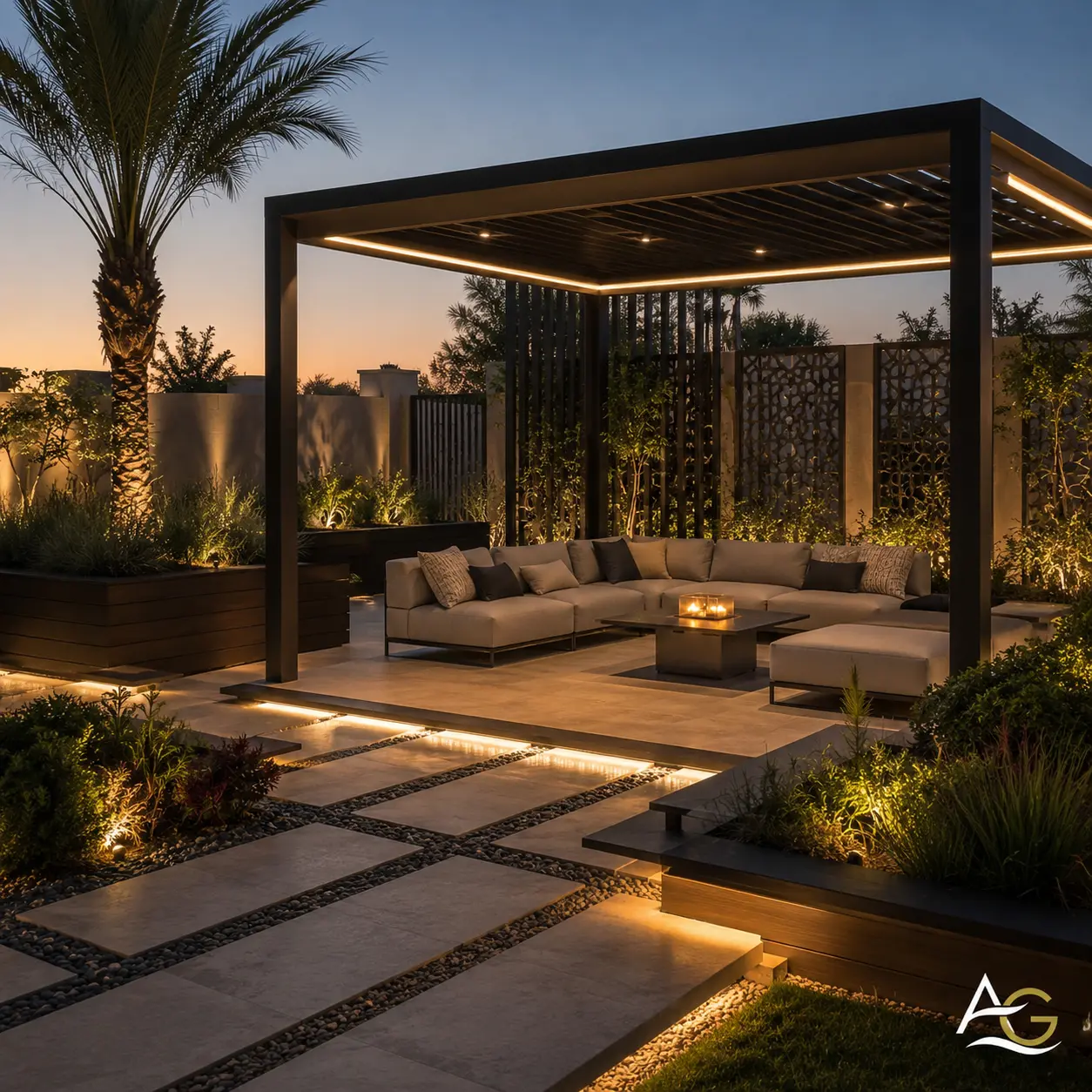 تصميم جلسات خارجية بالرياض