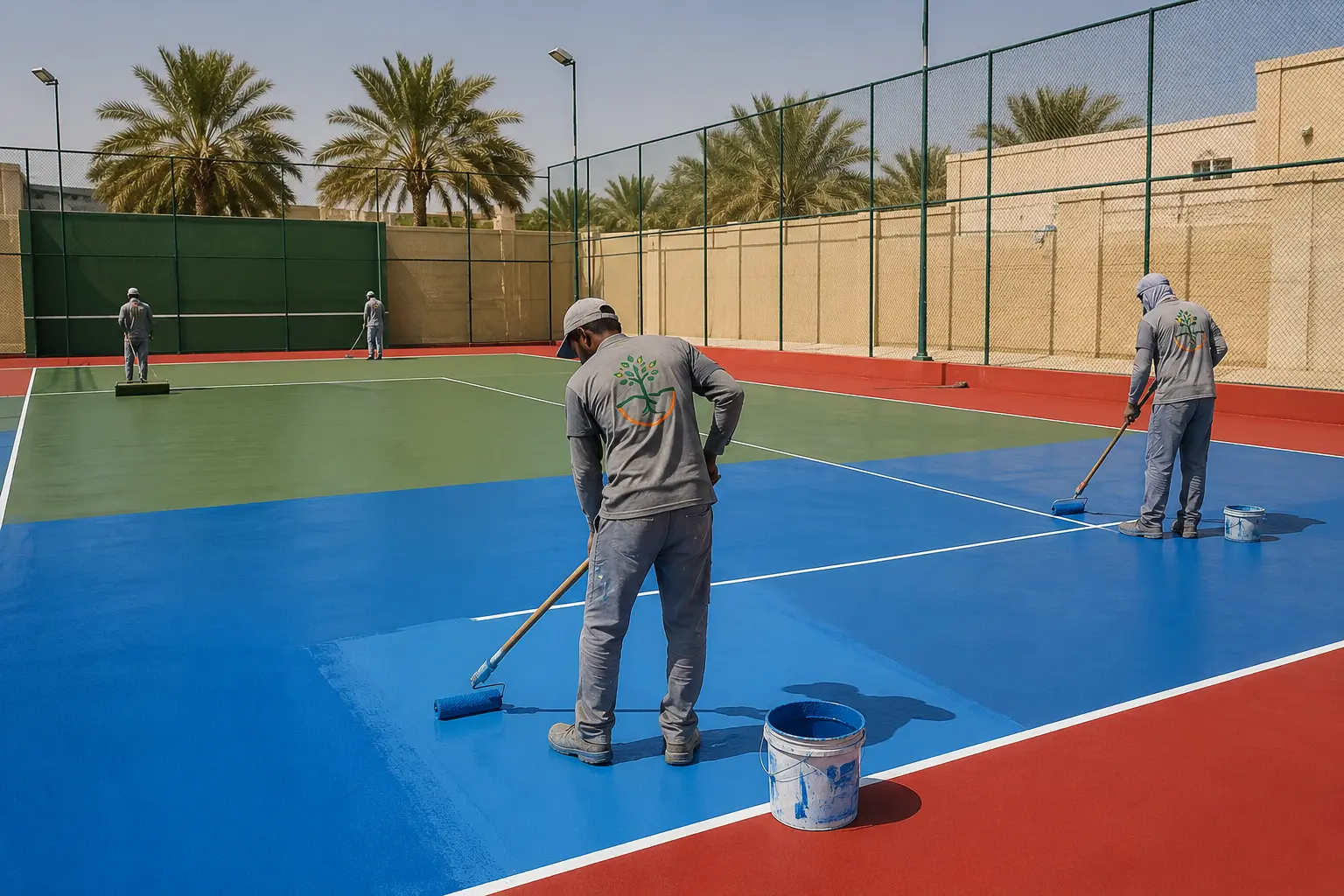 شركة تجهيز ملاعب اكريليك بالرياض
