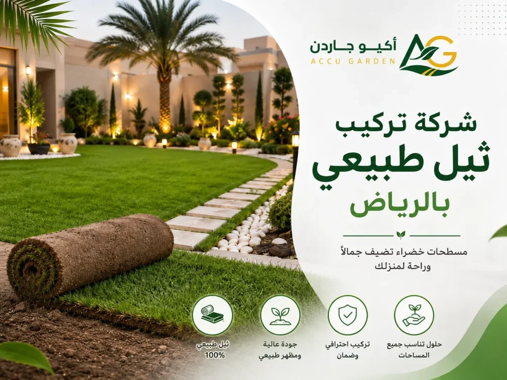 شركة تركيب ثيل طبيعي بالرياض