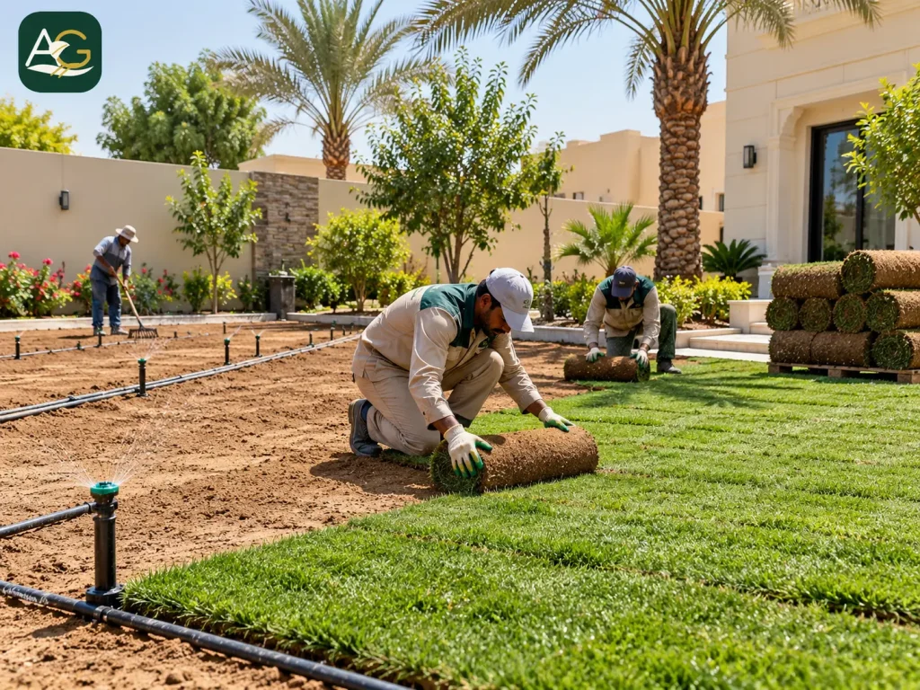 تركيب ثيل طبيعي بالخرج